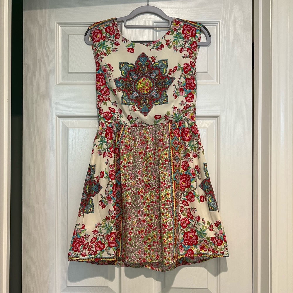 Lovemarks floral mini dress - XS